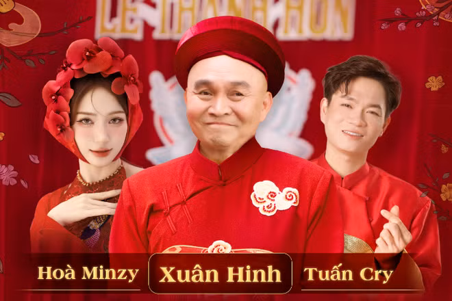 MV "Lão ông cưới vợ" đánh dấu màn hội ngộ của bộ ba nghệ sĩ Xuân Hinh, Hòa Minzy và Tuấn Cry.