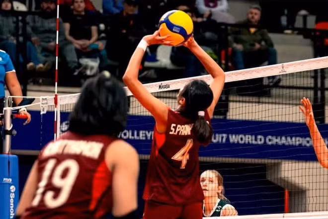 U17 nữ Thái Lan tạo bất ngờ lớn tại Giải vô địch bóng chuyền nữ U17 thế giới 2026. (Ảnh: Hiệp hội Bóng chuyền Thái Lan)