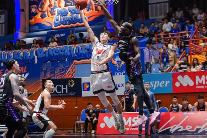 Saigon Heat gây bất ngờ nhờ những pha đột phá đa dạng. (Ảnh: VBA)