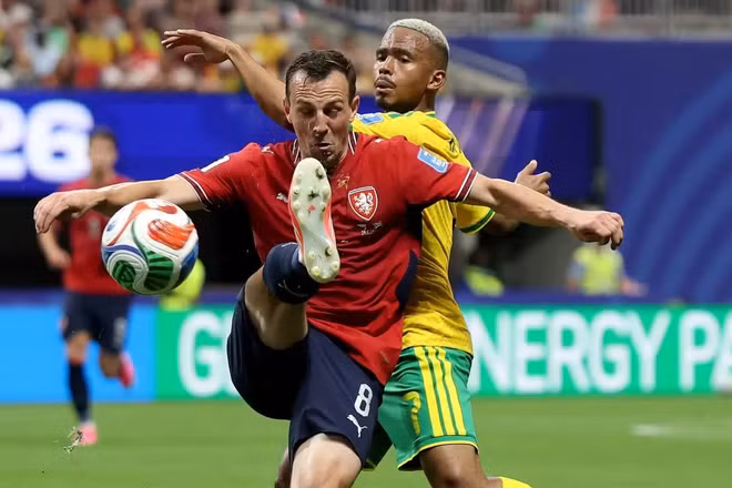 Cộng hòa Séc không thể giành 3 điểm trước Nam Phi. (Ảnh: FIFA)