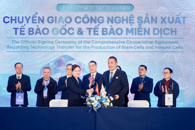 Lễ ký kết giữa hai đơn vị.