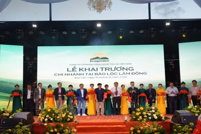 Toàn cảnh lễ khai trương.