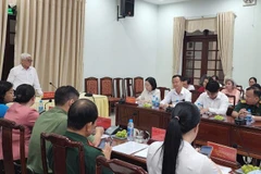 Bí thư Tỉnh ủy Bình Dương Nguyễn Văn Lợi phát biểu ý kiến chỉ đạo tại buổi kiểm tra, khảo sát phường Thủ Dầu Một mới. 