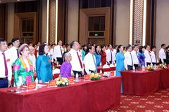 Các đại biểu dự Đại hội thi đua yêu nước tỉnh Tuyên Quang lần thứ I.