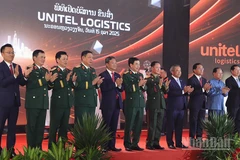 Các đại biểu tại lễ ra mắt Unitel Logistics. (Ảnh: DUY TOÀN)
