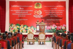 Quang cảnh cuộc gặp. (Ảnh: HẢI TIẾN)