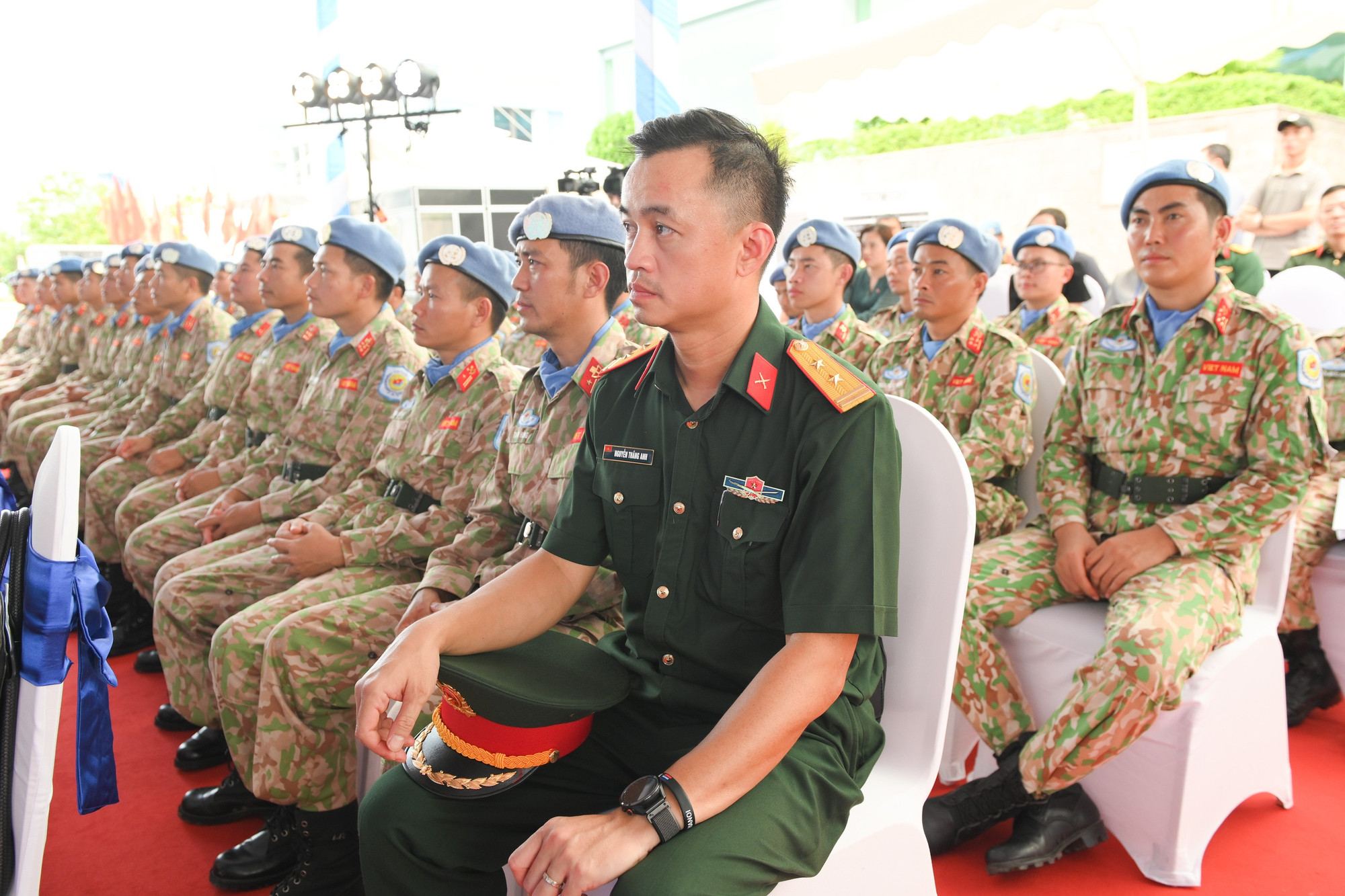 Những chiến sĩ lực lượng Gìn giữ hòa bình tại sự kiện. cuc-gin-giu-hoa-binh-1273.jpg
