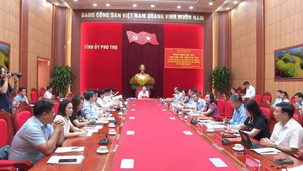 [Video] Ban Chỉ đạo Đề án của Đảng ủy Quốc hội khảo sát hoạt động giám sát tại Phú Thọ