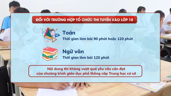 [Video] Dự kiến thi tuyển vào lớp 10 chỉ còn hai môn Toán và Ngữ văn