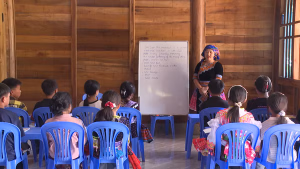 [Video] Lớp học nhỏ, ước mơ lớn ở bản biên giới Lai Châu
