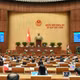 Kết quả biểu quyết thông qua Nghị quyết của Quốc hội về việc sửa đổi, bổ sung một số điều của Hiến pháp năm 2013. (Ảnh: THỦY NGUYÊN) 