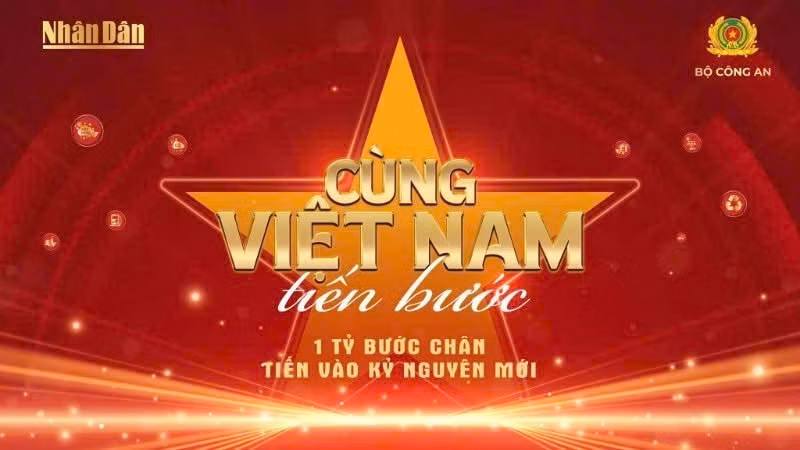 Một tỷ bước chân tiến vào kỷ nguyên mới "Cúng Việt Nam tiến bước".