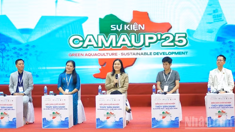 Các chuyên gia đóng góp ý kiến tại Diễn đàn khởi nghiệp ở Cà Mau.