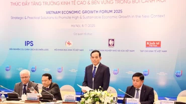 Đồng chí Trần Lưu Quang phát biểu tại diễn đàn.