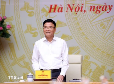 Phó Thủ tướng Lê Thành Long. (Ảnh: Văn Điệp/TTXVN)