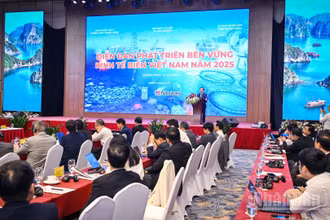 Phiên khai mạc Diễn đàn Phát triển bền vững kinh tế biển Việt Nam năm 2025 tại Quảng Ninh.