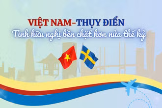 [Infographic] Việt Nam-Thụy Điển: Tình hữu nghị bền chặt hơn nửa thế kỷ