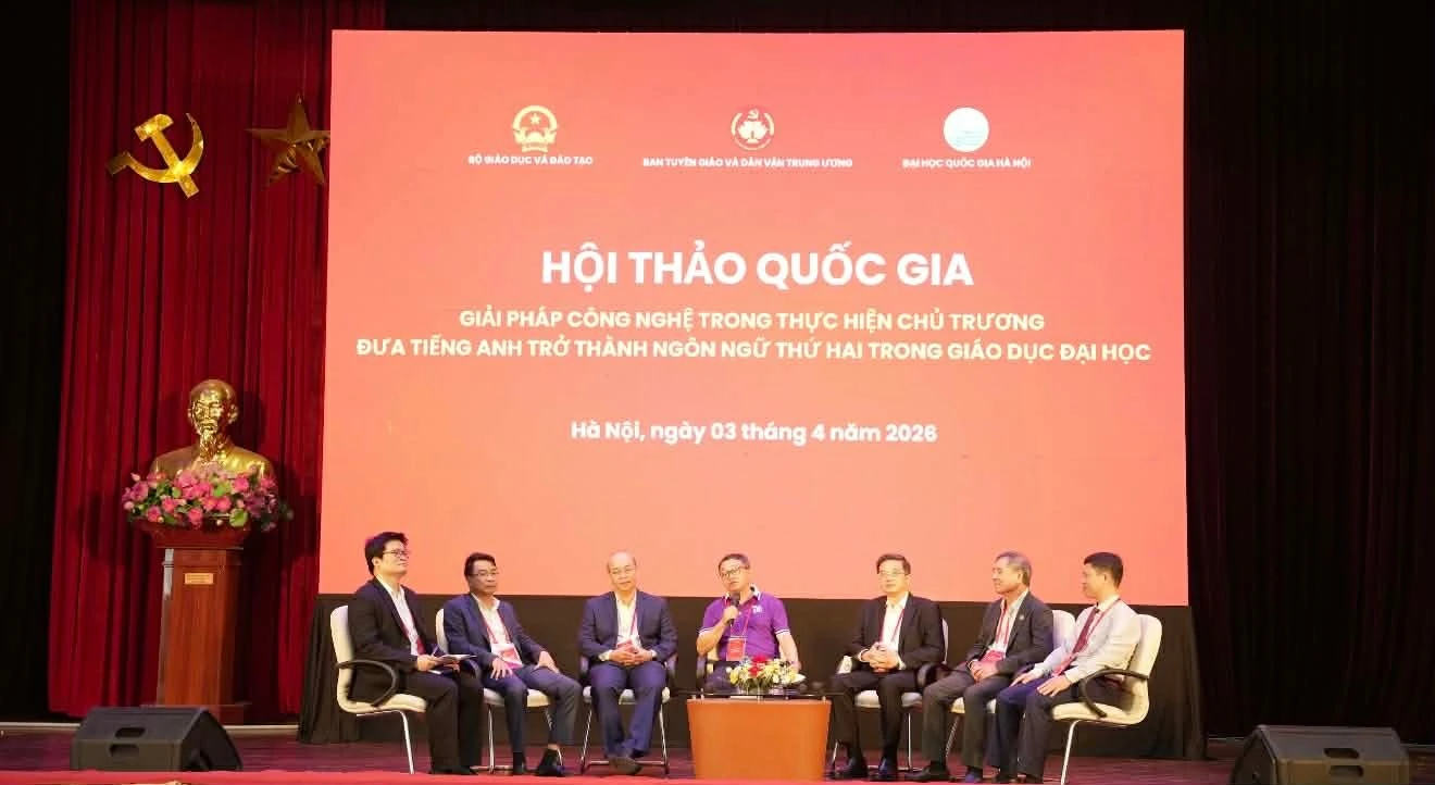 Hội thảo đề xuất giải pháp công nghệ đưa tiếng Anh thành ngôn ngữ thứ hai trong giáo dục
