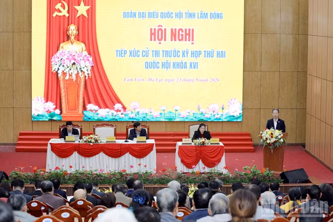 Quang cảnh hội nghị. (Ảnh: BẢO VĂN)