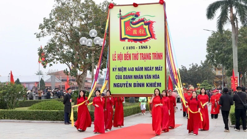 Lễ hội Đền Trạng Trình - Kỷ niệm 440 năm Ngày mất của Danh nhân văn hóa Trạng Trình Nguyễn Bỉnh Khiêm (1585-2026).