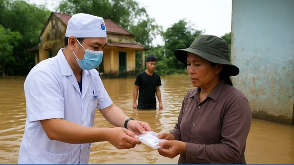 Bộ Y tế đề nghị các địa phương tăng cường công tác bảo đảm an toàn thực phẩm, phòng chống ngộ độc thực phẩm trong và sau bão, lụt. (Ảnh: VFA)