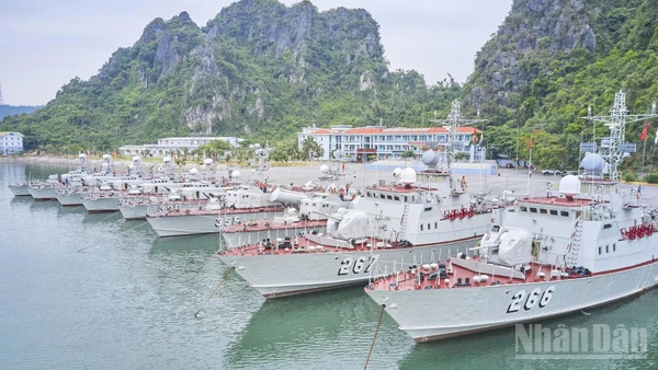 Quân cảng Hạ Long (Quảng Ninh) - nơi Lữ đoàn 170 Vùng 1 Hải quân đóng quân.