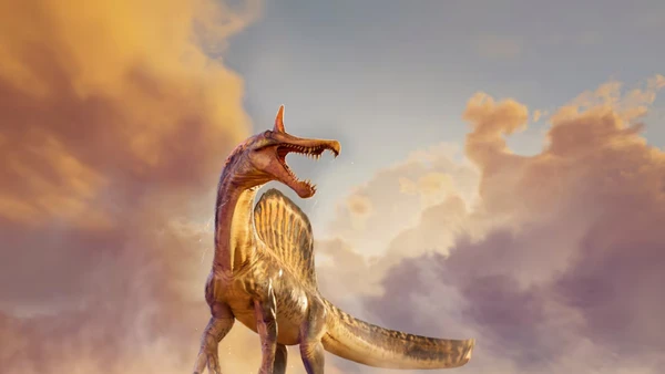 Hình minh họa loài khủng long Spinosaurus mirabilis. (Ảnh: Đại học Chicago)