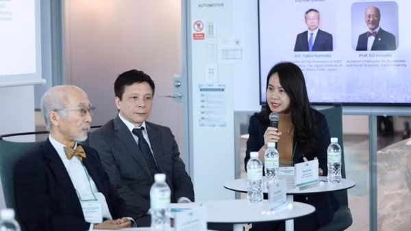 PGS, TS Vũ Thanh Hương chủ trì phiên thảo luận tại Global Growth Forum Tokyo 2026.