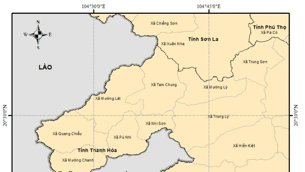 Vị trí xảy ra trận động đất. (Ảnh: Trung tâm Báo tin động đất và Cảnh báo sóng thần)