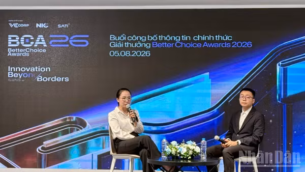 Ban Tổ chức công bố thông tin chính thức Giải thưởng Better Choice Awards 2026. (Ảnh: MINH HÀ)