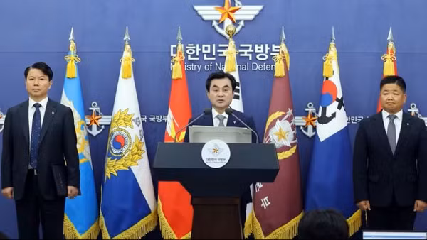 Bộ trưởng Quốc phòng Hàn Quốc Ahn Gyu Back. (Ảnh: Yonhap/TTXVN)