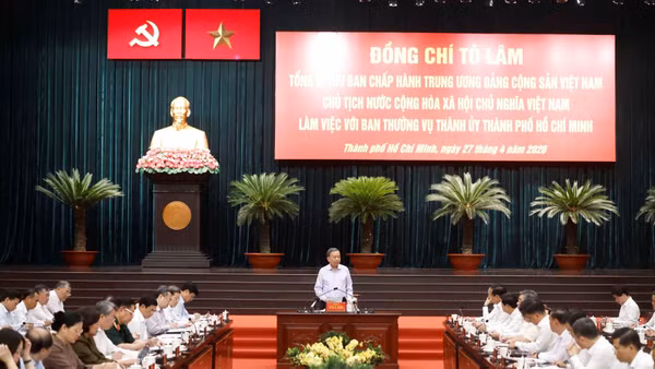 Tổng Bí thư, Chủ tịch nước Tô Lâm phát biểu chỉ đạo. (Ảnh: TTXVN)