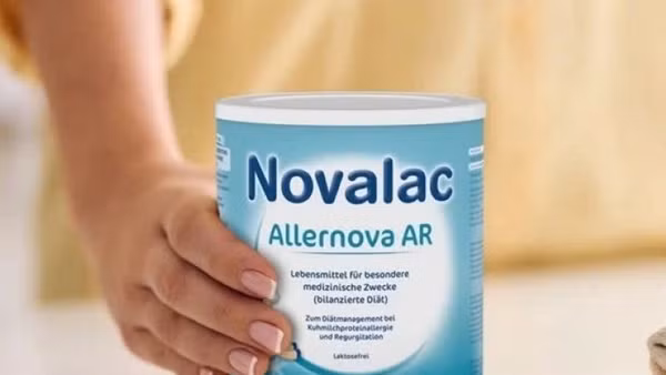 Bộ Y tế cảnh báo không sử dụng sữa bột trẻ em Allernova AR có số lô 183403 do Laboratoires Novalac sản xuất. (Ảnh: Novalac)
