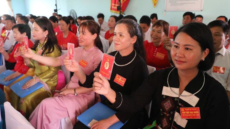 Các đại biểu dự Đại hội. z6912526800508-0922c3658710703afa153818c77371bc.jpg