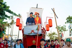 Tái hiện đám rước Công Nữ Ngọc Hoa và thương nhân Araki Sotaro.