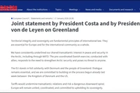 [Video] EU họp khẩn, lên phương án đáp trả thuế quan của Mỹ về Greenland