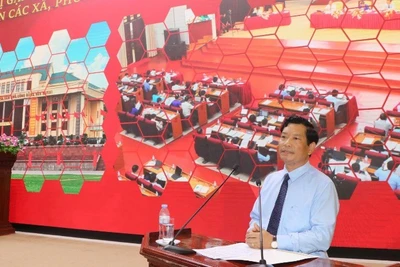 Lai Châu tổ chức gặp mặt giao nhiệm vụ cho cấp ủy, chính quyền các xã, phường sau sắp xếp, hợp nhất.