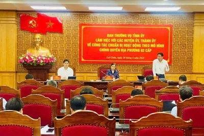 Lai Châu dự kiến vận hành thử nghiệm chính quyền cấp xã từ ngày 24/6.