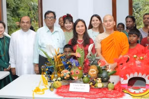 Tết Trung thu Việt Nam đã trở thành một kỷ niệm khó quên với các cháu thiếu nhi Sri Lanka. (Ảnh: Đại sứ quán Việt Nam tại Sri Lanka)