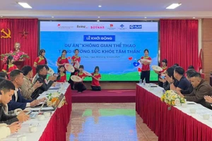 Toàn cảnh lễ khởi động dự án. (Ảnh: Plan International Việt Nam)