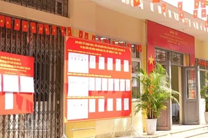 Các khu vực bầu cử trên địa bàn phường Khương Đình đã hoàn tất công tác chuẩn bị, sẵn sàng cho ngày 15/3 - Ngày bầu cử đại biểu Quốc hội khóa XVI và đại biểu Hội đồng nhân dân các cấp nhiệm kỳ 2026-2031. (Ảnh: KHÁNH LAN)