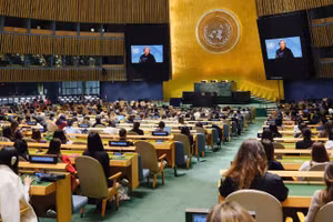 Toàn cảnh sự kiện “Phụ nữ vượt qua rào cản” vừa diễn ra tại Trụ sở Liên hợp quốc (New York).