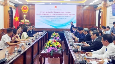 Quang cảnh buổi lễ.