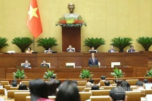 Bộ trưởng Giáo dục và Đào tạo Nguyễn Kim Sơn phát biểu. (Ảnh: DUY LINH)