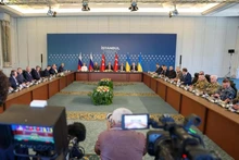 Vòng đàm phán hòa bình giữa Ukraine và Nga được tổ chức tại Istanbul, Thổ Nhĩ Kỳ, ngày 2/6/2025. (Ảnh: Bộ Ngoại giao Thổ Nhĩ Kỳ/Xinhua)
