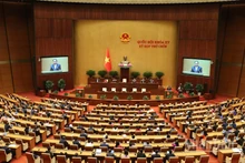 Toàn cảnh phiên bế mạc Kỳ họp thứ 9, Quốc hội khóa XV, ngày 27/6/2025. (Ảnh: DUY LINH)