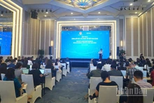 Quang cảnh lễ công bố báo cáo Báo cáo Kinh tế Việt Nam 2025. (Ảnh: TRUNG HƯNG)