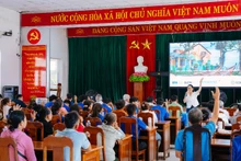 Tổ chức tham vấn cộng đồng về quy hoạch Tam Thanh. (Ảnh: Dự án ISCB)