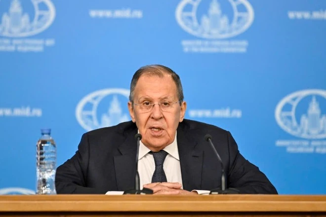 Ngoại trưởng Nga Sergey Lavrov. (Ảnh: THX/TTXVN)