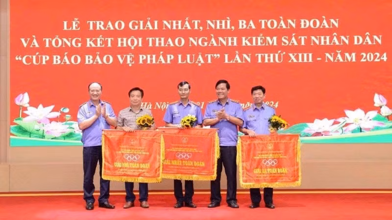 Báo Bảo vệ pháp luật đã 13 lần chủ trì, phối hợp các đơn vị liên quan tổ chức Hội thao ngành kiểm sát nhân dân.